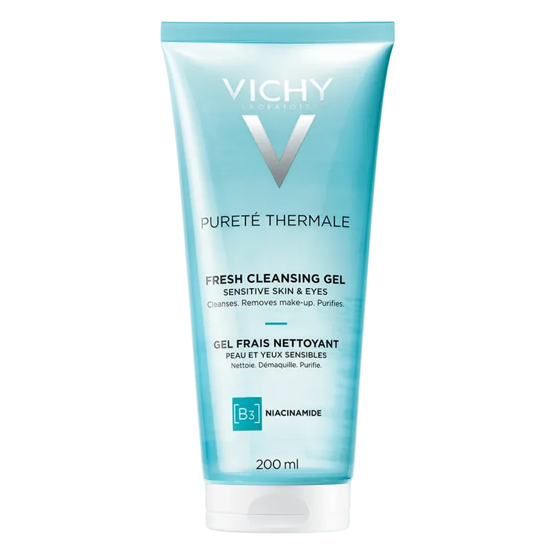 Vichy Purete Thermale Fresh Cleansing Gel for Sensitive Skin and Eyes