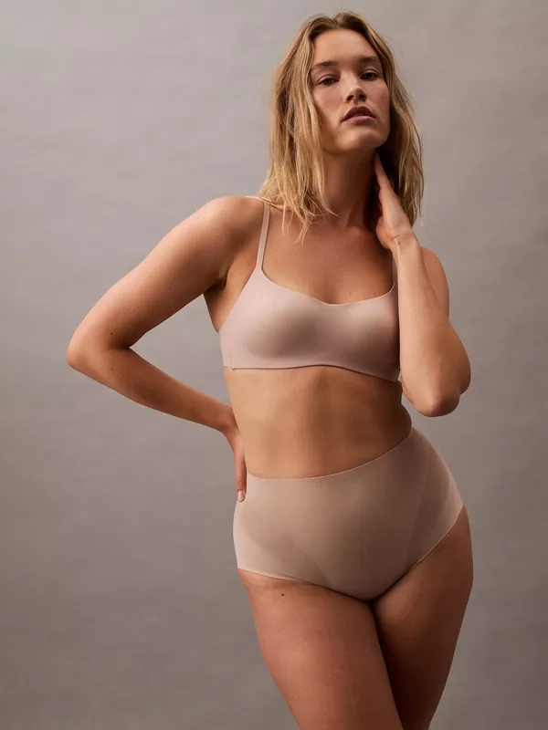 Calvin Klein Stay-Put Mesh High Waist Shapewear Knickers