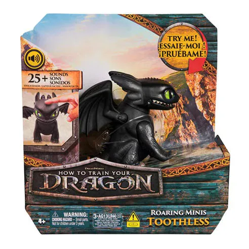 HTTYD How to Train Your Dragon Roaring Minis Toothless