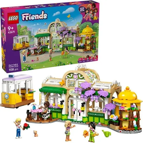 LEGO® Friends Plant Cafe & Flower Shop Building Kit Pretend-Play Set 42671