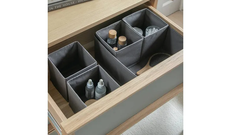 Argos Home Set of 8 Drawer Organiser - Grey