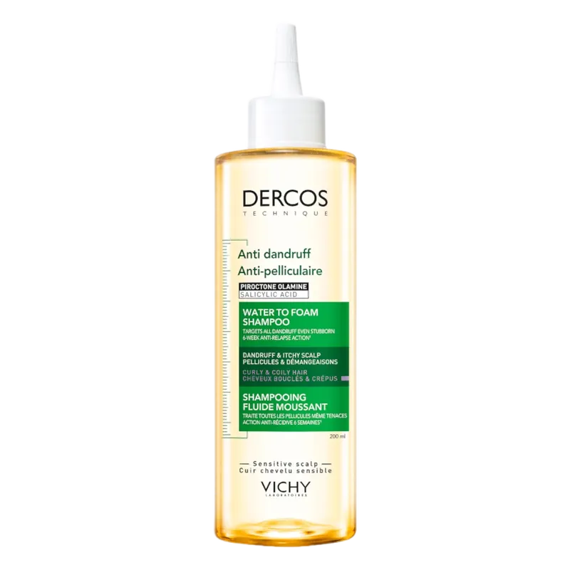 Vichy Dercos Anti Dandruff Water to Foam Shampoo