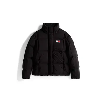 Tommy Jeans Women's Alaska Water Resistant Long Sleeve Short Puffer Jacket