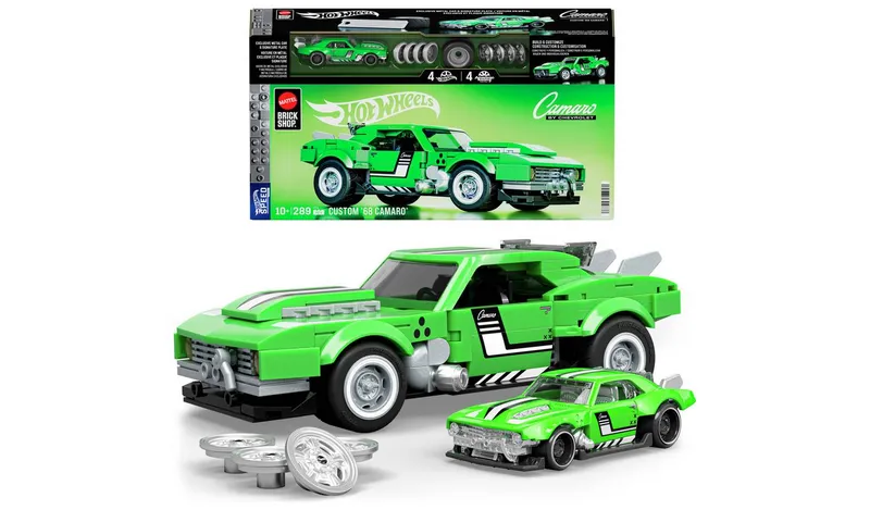 Brick Shop Hot Wheels Custom '68 Camaro Building Toy Kit