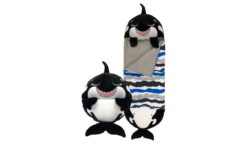 Happy Nappers Black Shark Large Sleeping Bag