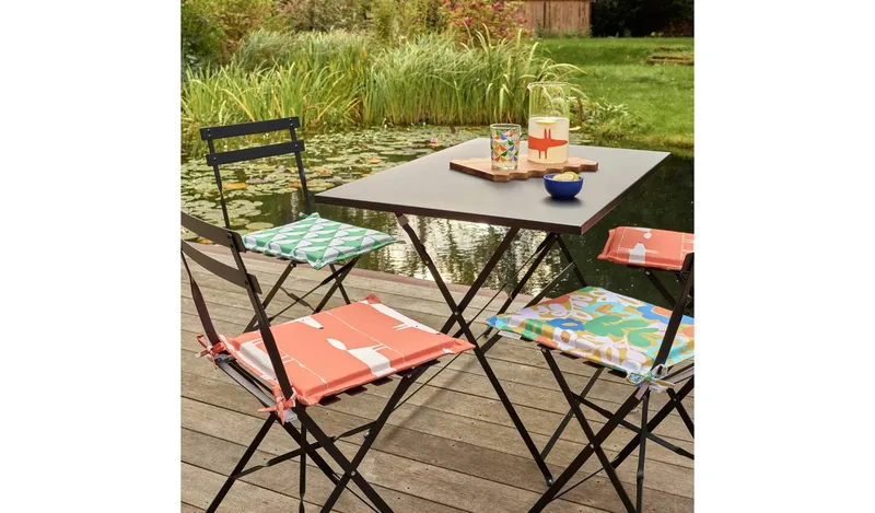 Habitat x Scion Pack of 2 Mr Fox Garden Chair Cushions