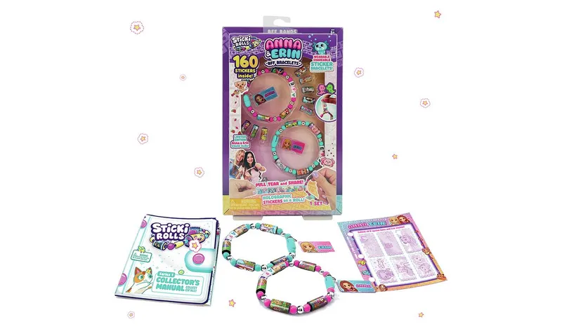 Sticki Rolls Anna & Erin BFF Bracelet Pack