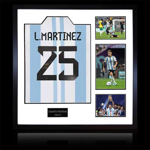 The Fan Cave Lisandro Martínez Signed Argentina Elite Frame