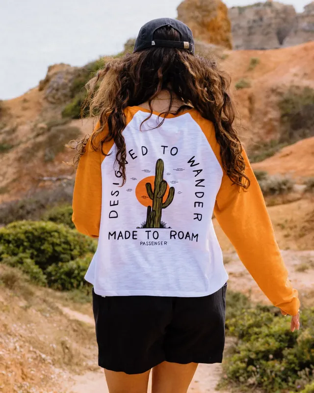 Passenger Clothing Explore LS Raglan T-Shirt - White