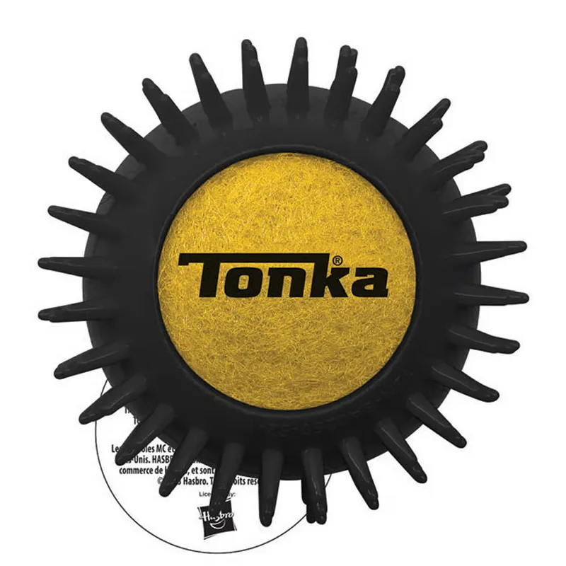 Tonka TPR Long Spike Armor Tennis Ball Dog Toy 2.5"