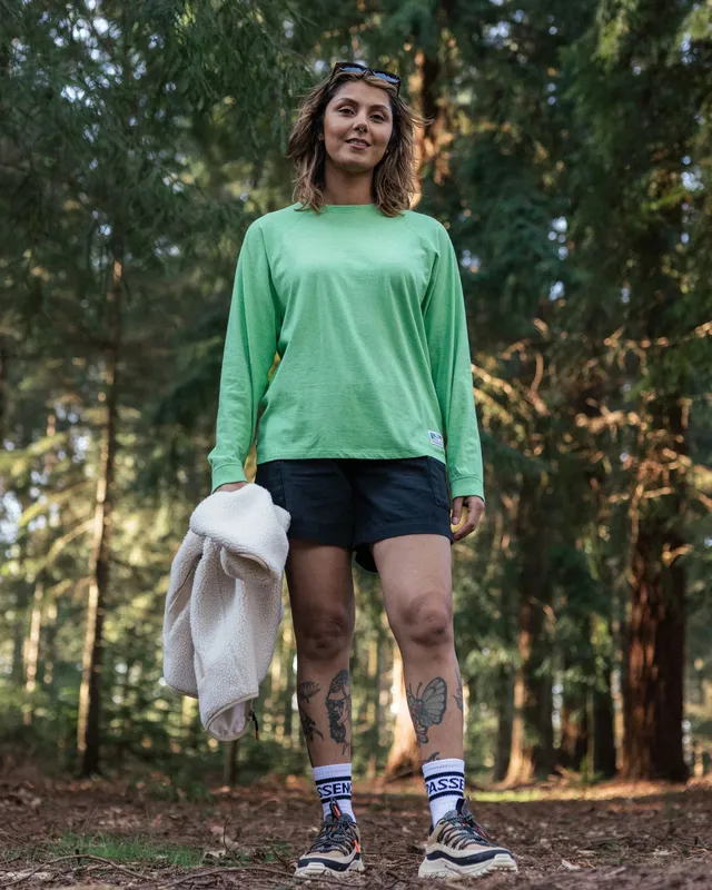 Passenger Clothing Legacy LS T-Shirt - True Green Marl