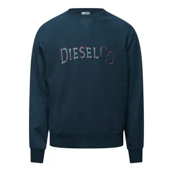 Diesel Men's S-Raglan-Waf Crew-Neck Sweatshirt