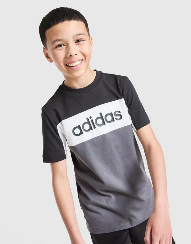 adidas Colour Block T-Shirt Junior