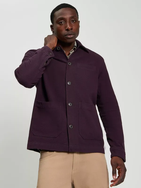 Ben Sherman Warm Chore Jacket, Dark Wine