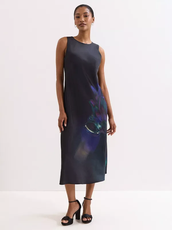 Phase Eight Felicity Floral Dress, Black