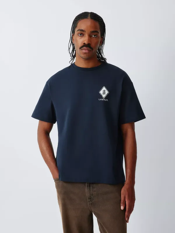 John Lewis x LABRUM Heavyweight Cotton Boxy Fit Nomoli Logo T-Shirt