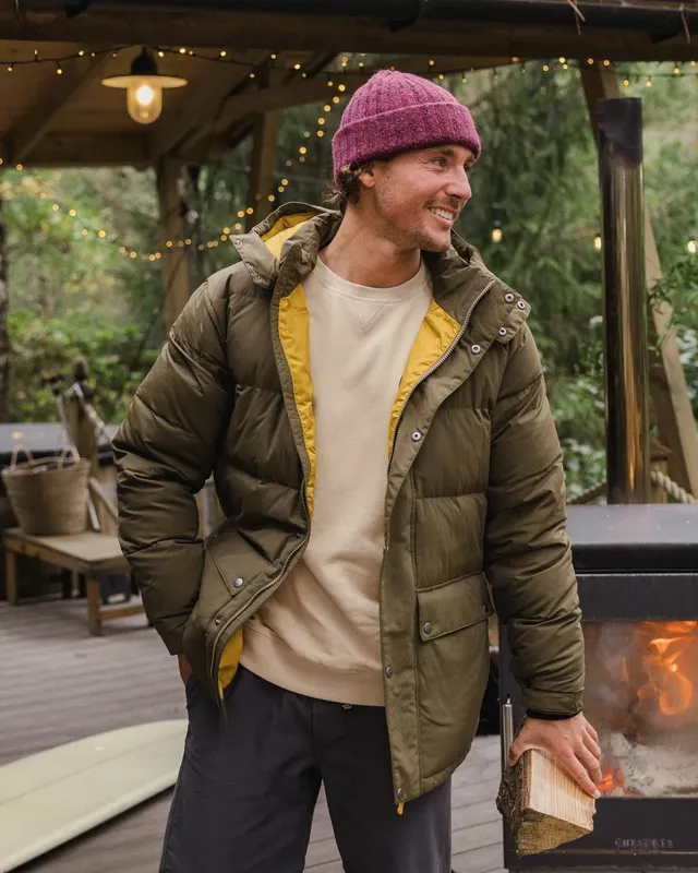 Passenger Clothing Grounded Down Jacket - Dark Olive