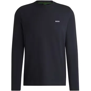 Boss Mens BOSS GREEN Long Sleeve T-Shirt with Iconic Logo Detail