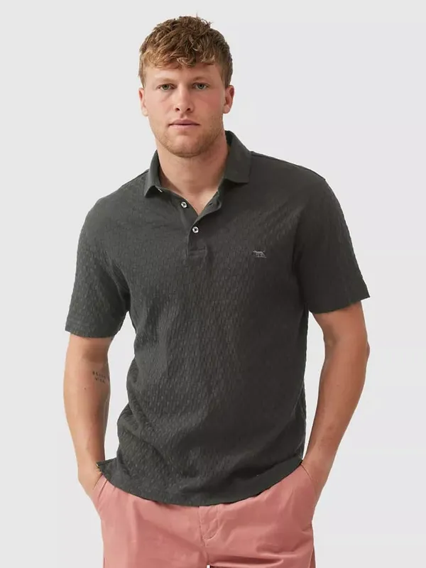 Rodd & Gunn Huntsbury Textured Cotton Slim Fit Polo Shirt