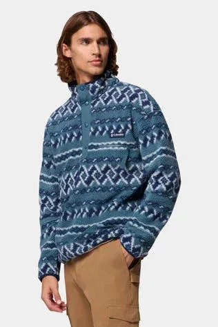Columbia Mens Helvetia II Printed Half Snap Fleece