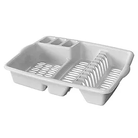 Thumbs Up Grey Rectangular Dish drainer rack, (W)370mm