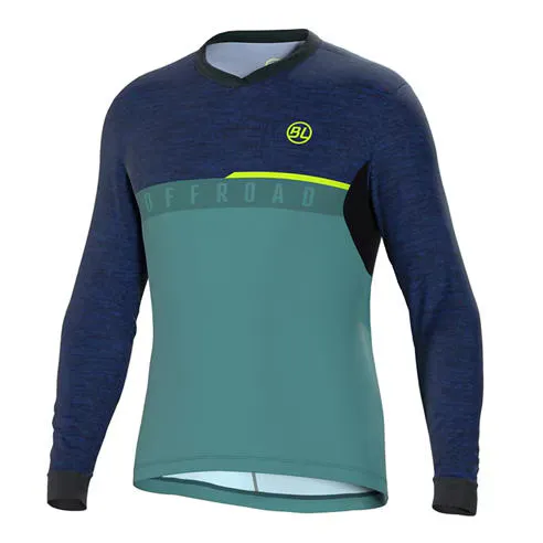 Bicycle Line Mens AGORDO Loose Fit Long Sleeve Cycling Jersey