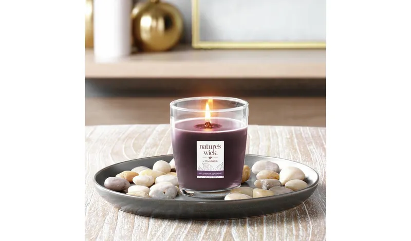 Nature's Wick Singlewick Candle - Wildberry & Jasmine