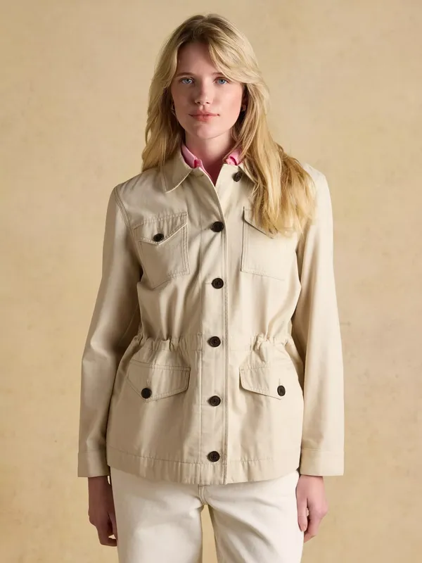 Joules Twyford Utility Jacket, Stone