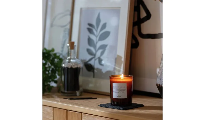 Habitat Boxed Candle - Geranium & Basil
