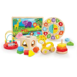 Woodlets 6-in-1 Wooden Gift Playset