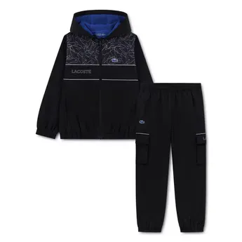 Lacoste Kids' Mesh Lined Diamond Taffeta Full Tracksuit