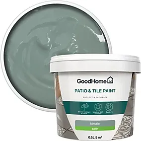 GoodHome Kinsale Satin Brick, concrete & stone Patio & tile paint, 500ml