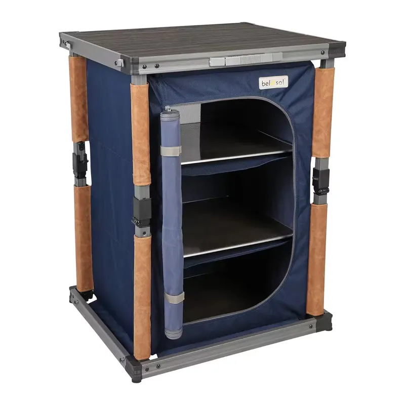 PORTAL OUTDOOR Bel-Sol Nancy Portable Kitchen Storage Cabinet for Camping