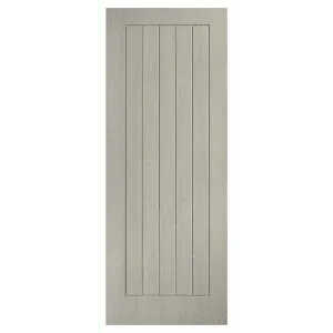 LPD Internal Laminate Cottage Pre-Finished Light Grey Door - 610 x 1981mm