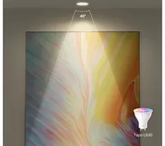 TP-LINK Tapo L630 Smart Spotlight Bulb - Multicolour, GU10, Twin Pack