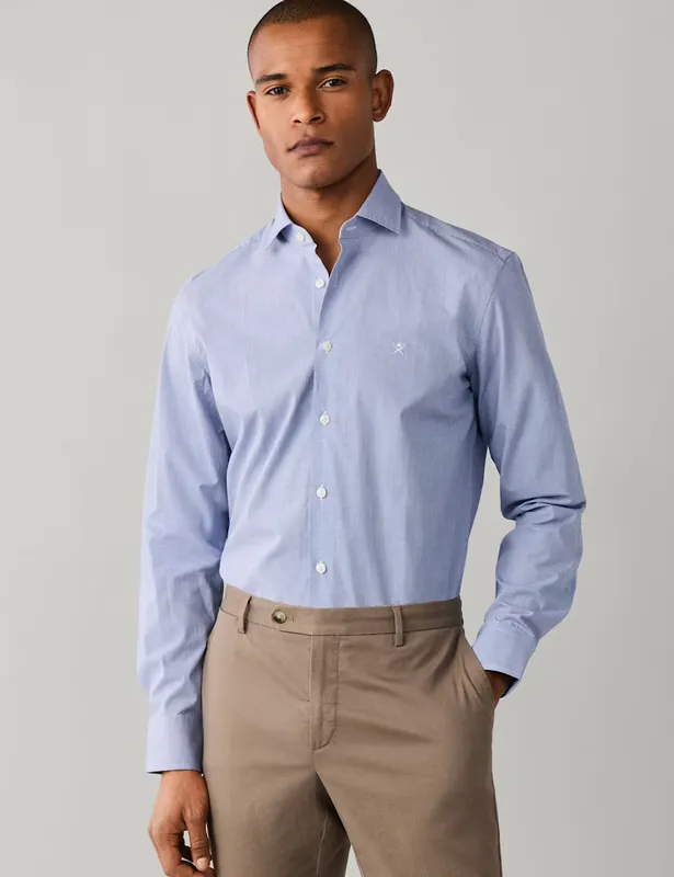 Hackett Tailored Fit Pure Cotton Gingham Shirt