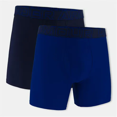 Under Armour 2pk 6In Tech 2 Mens Boxers