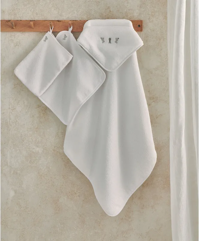 Mamas & Papas Bunny Towelling Set - (3 Piece set)