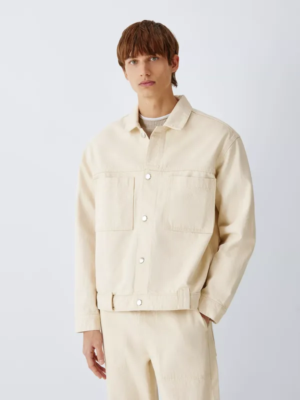 Kin Denim Jacket, Ecru