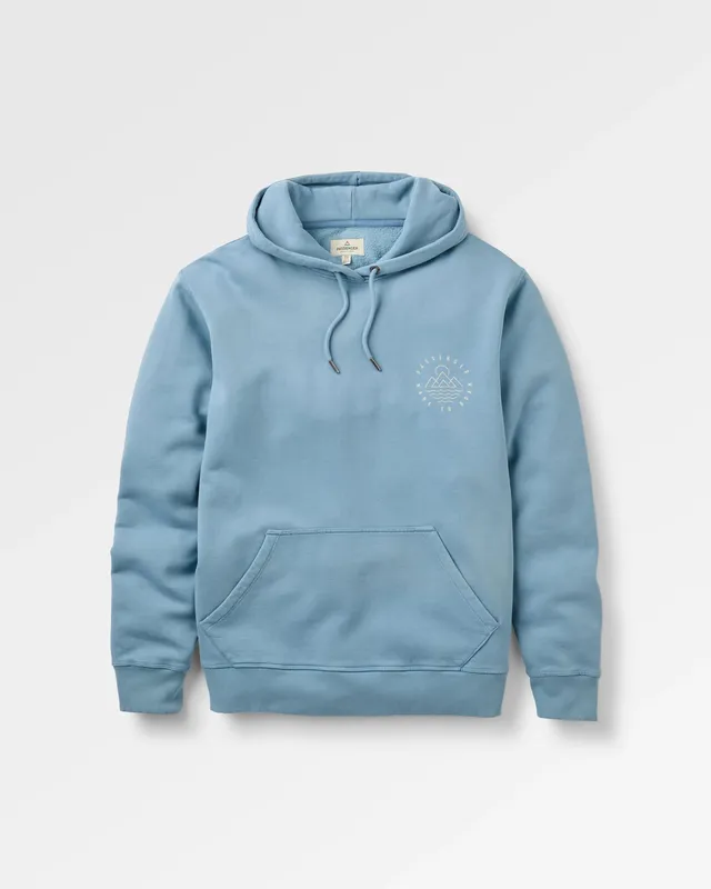Passenger Clothing Escapism Regular Fit Hoodie - Faded Denim