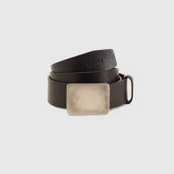 Levis Ryder Plaque Buckle Leather Belt