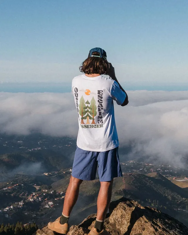 Passenger Clothing Tall Pines Men's T-Shirt - White