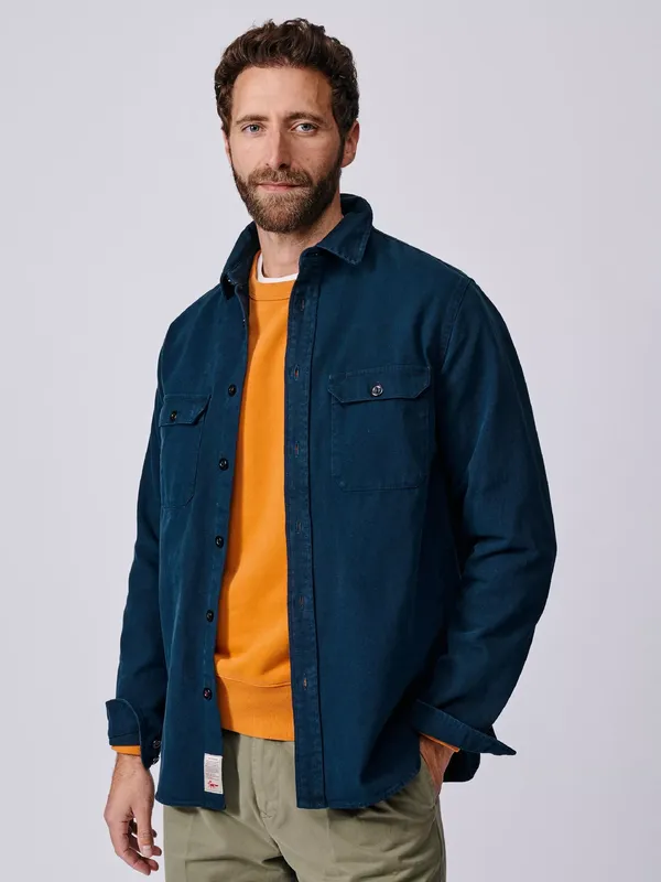 Aubin Henderson Cotton Regular Fit Overshirt