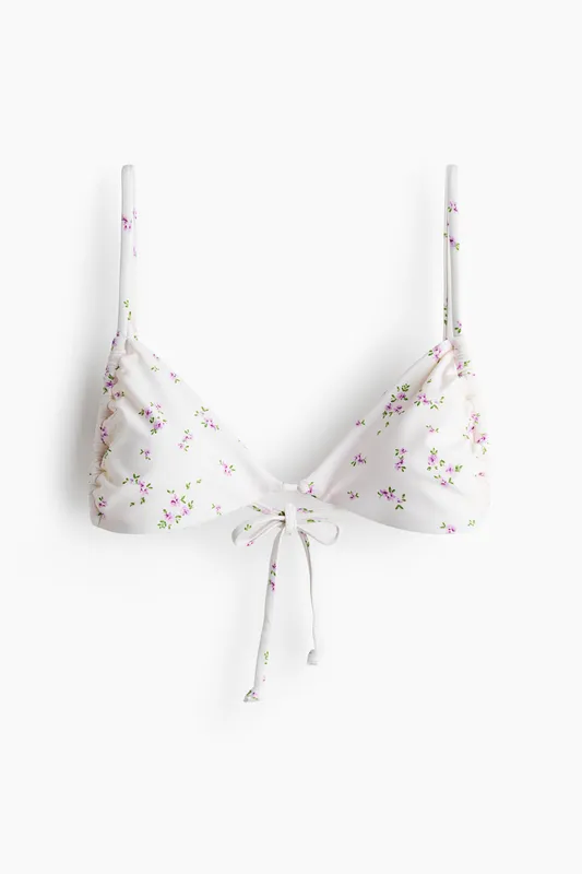 Padded triangle bikini top