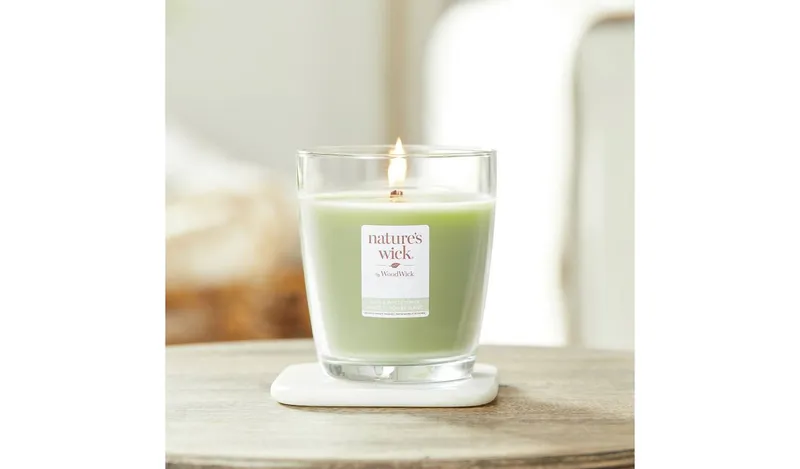 Natures Wick Medium Jar Candle - Sage & White Pepper