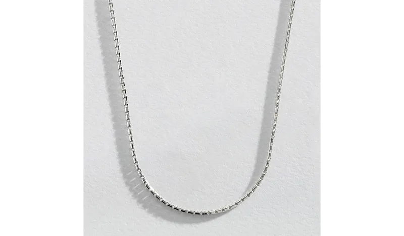 Revere Men's Sterling Silver 24 Inch Chain Necklace
