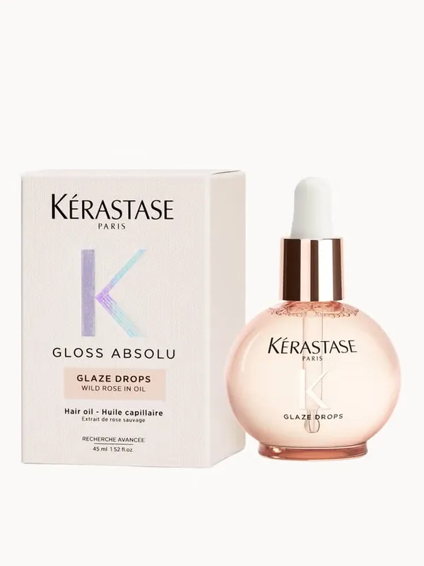 Kérastase Gloss Absolu Glaze Drops Hair Oil with Wild Rose 45ml