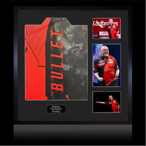 The Fan Cave Stephen Bunting Signed 2025 Shirt Elite Frame