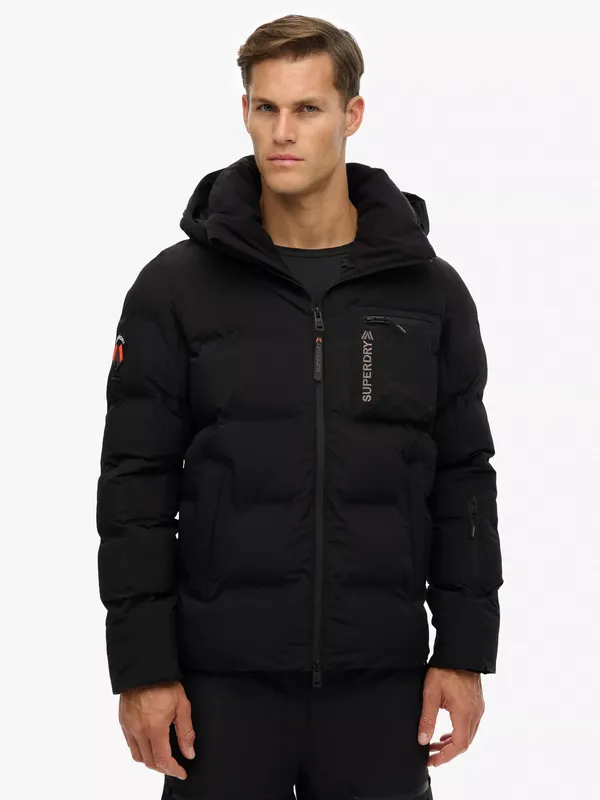 Superdry Padded Ski Jacket, Black
