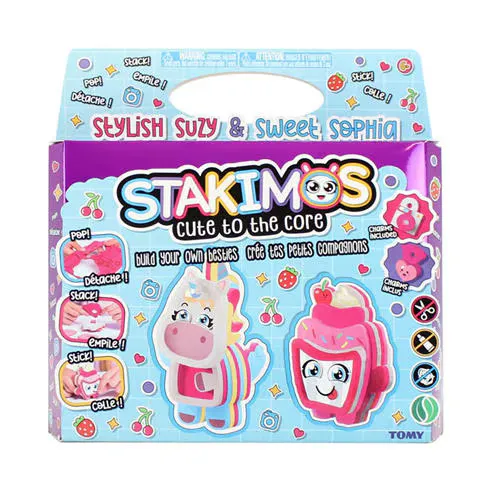 Tomy Kids' Stakimos 2 Pack Make Your Own Toys